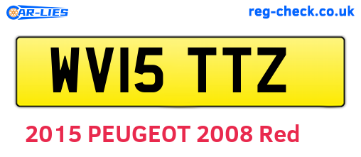 WV15TTZ are the vehicle registration plates.