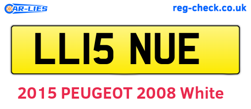 LL15NUE are the vehicle registration plates.