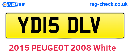 YD15DLV are the vehicle registration plates.