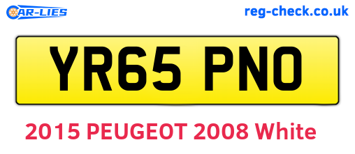 YR65PNO are the vehicle registration plates.
