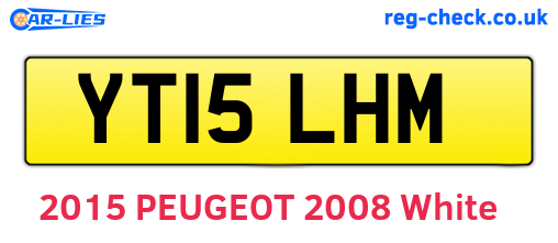 YT15LHM are the vehicle registration plates.