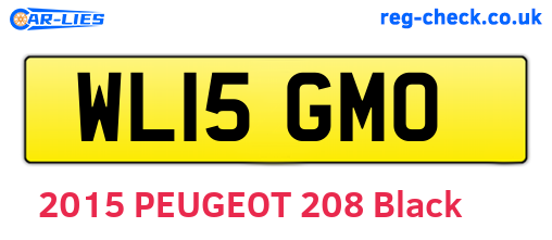 WL15GMO are the vehicle registration plates.