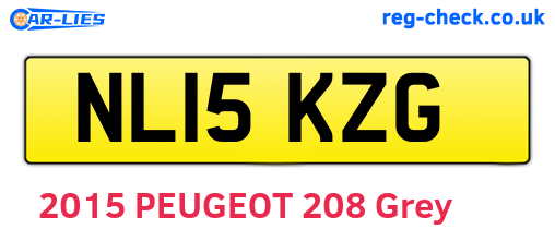 NL15KZG are the vehicle registration plates.