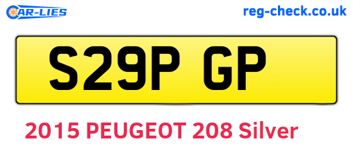 S29PGP are the vehicle registration plates.