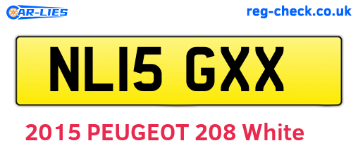 NL15GXX are the vehicle registration plates.