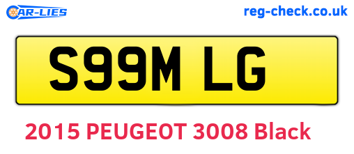 S99MLG are the vehicle registration plates.
