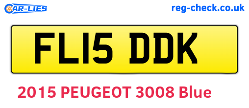 FL15DDK are the vehicle registration plates.