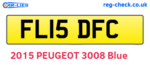 FL15DFC are the vehicle registration plates.