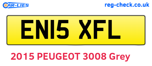 EN15XFL are the vehicle registration plates.