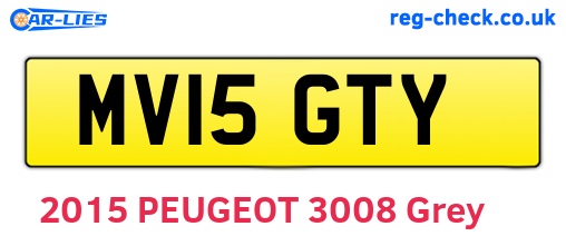 MV15GTY are the vehicle registration plates.