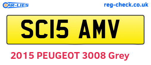 SC15AMV are the vehicle registration plates.