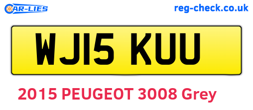 WJ15KUU are the vehicle registration plates.