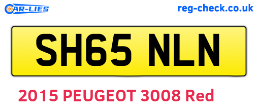 SH65NLN are the vehicle registration plates.