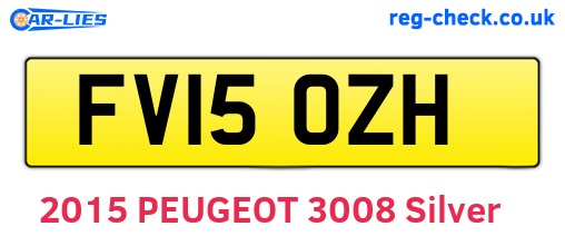 FV15OZH are the vehicle registration plates.