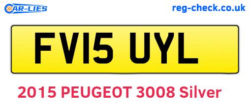 FV15UYL are the vehicle registration plates.
