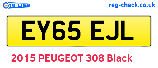 EY65EJL are the vehicle registration plates.