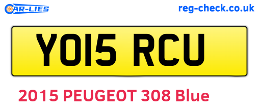 YO15RCU are the vehicle registration plates.