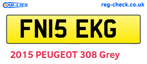 FN15EKG are the vehicle registration plates.
