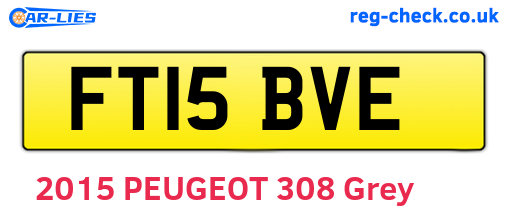 FT15BVE are the vehicle registration plates.
