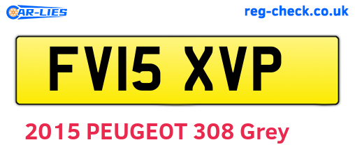 FV15XVP are the vehicle registration plates.