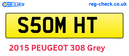 S50MHT are the vehicle registration plates.