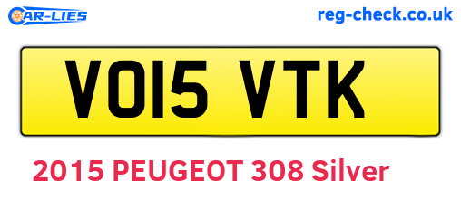 VO15VTK are the vehicle registration plates.