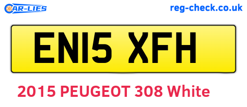 EN15XFH are the vehicle registration plates.