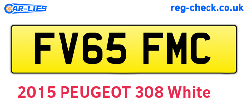 FV65FMC are the vehicle registration plates.