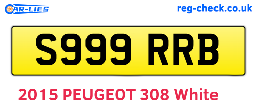S999RRB are the vehicle registration plates.