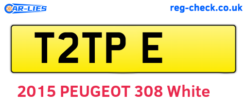 T2TPE are the vehicle registration plates.
