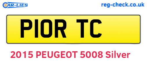 P10RTC are the vehicle registration plates.