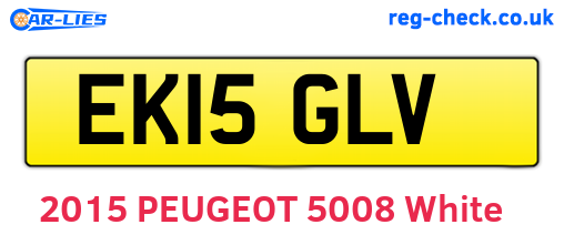 EK15GLV are the vehicle registration plates.