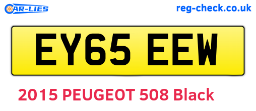 EY65EEW are the vehicle registration plates.