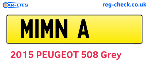 M1MNA are the vehicle registration plates.