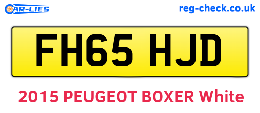 FH65HJD are the vehicle registration plates.