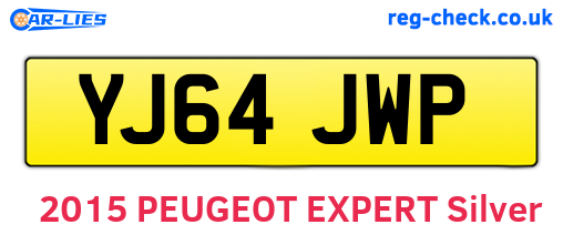 YJ64JWP are the vehicle registration plates.