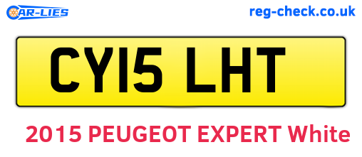 CY15LHT are the vehicle registration plates.