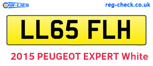 LL65FLH are the vehicle registration plates.
