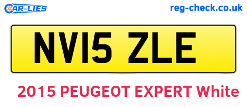 NV15ZLE are the vehicle registration plates.