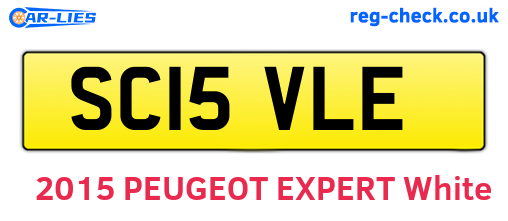 SC15VLE are the vehicle registration plates.