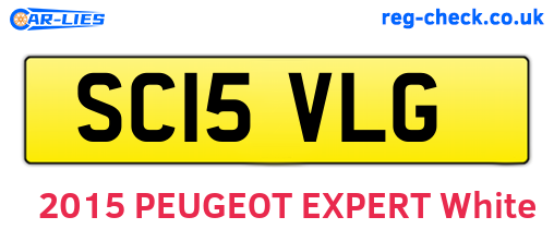 SC15VLG are the vehicle registration plates.