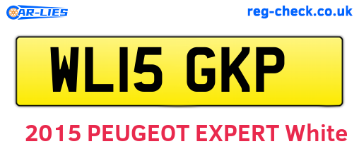 WL15GKP are the vehicle registration plates.