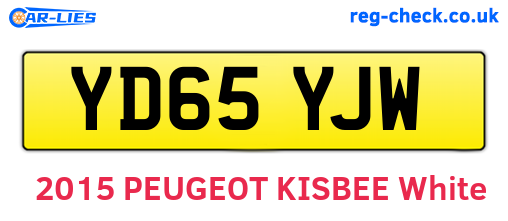 YD65YJW are the vehicle registration plates.