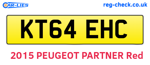 KT64EHC are the vehicle registration plates.