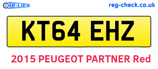 KT64EHZ are the vehicle registration plates.
