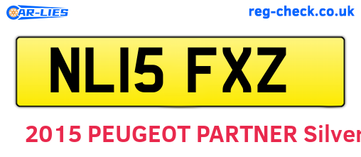 NL15FXZ are the vehicle registration plates.