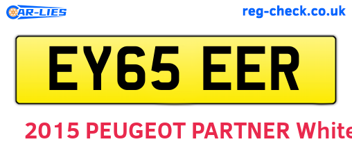 EY65EER are the vehicle registration plates.