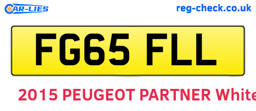 FG65FLL are the vehicle registration plates.