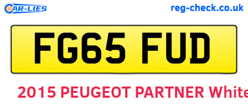 FG65FUD are the vehicle registration plates.