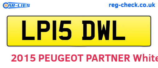 LP15DWL are the vehicle registration plates.